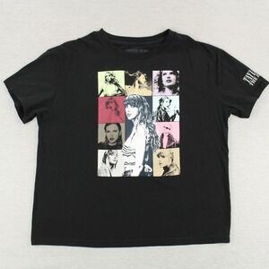 Taylor Swift The Eras Tour T-Shirt Size XL Black Cotton Unisex